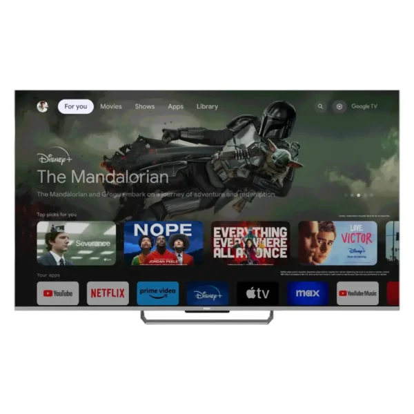 Haier 65M90 65″ QD Mini‑LED Google TV – Peak Brightness, Mini‑LED Precision